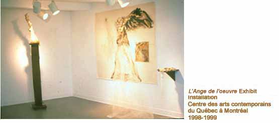 Installation- L'Ange de l'oeuvre