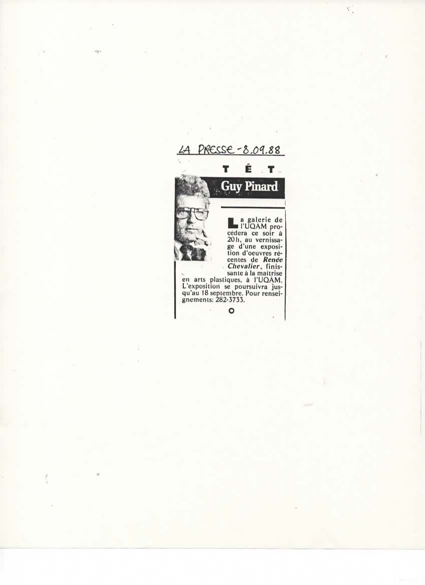 La Presse 1988 UQAM