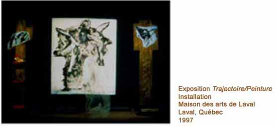 Installation-Trajectoire/Peinture