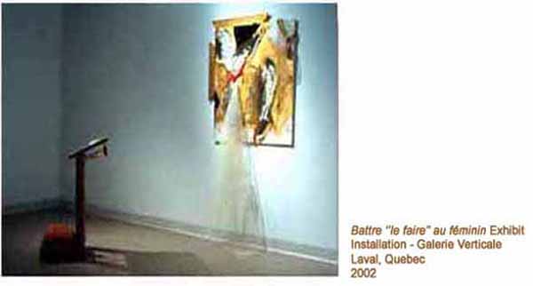 Installation- Battre le faire au f�minin