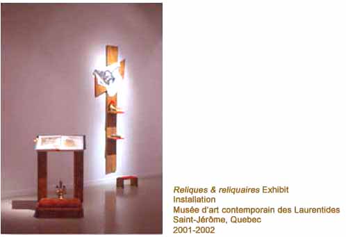 Installation- Reliques & reliquaires