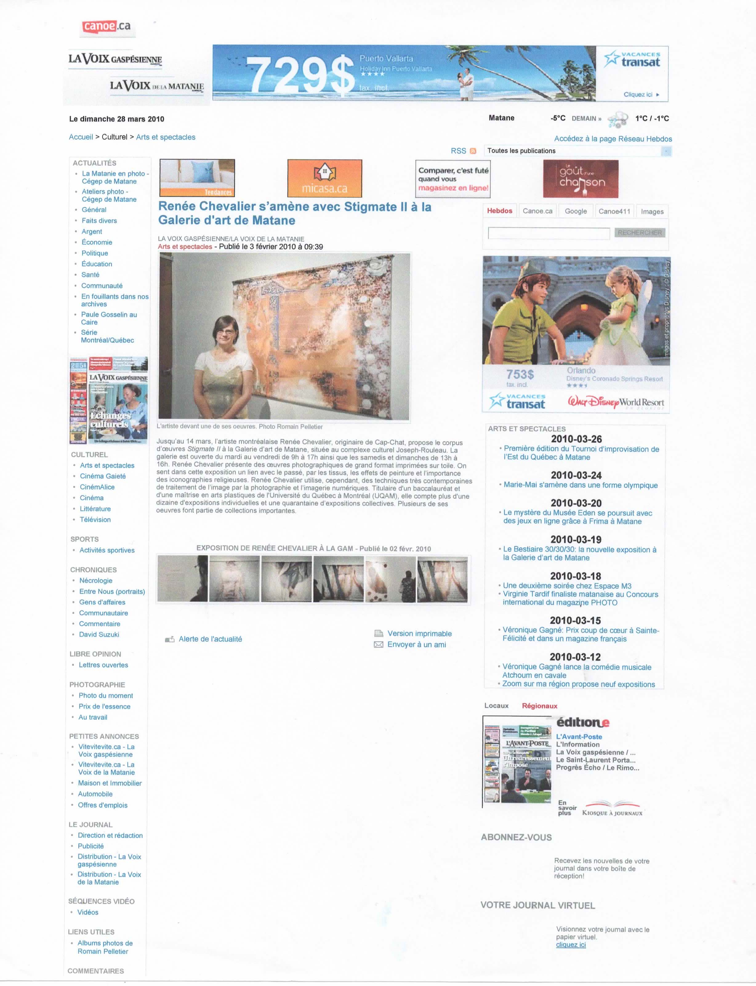 Voix Gaspesienne cyber presse